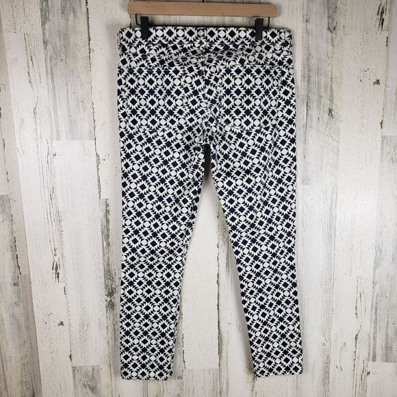 J. Crew Geometric Toothpick Pants Sz 30 - Picture 5 of 7